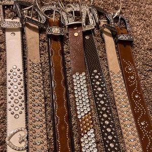 Western Rhinestone Belts - SOLD INDIVIDUALLY